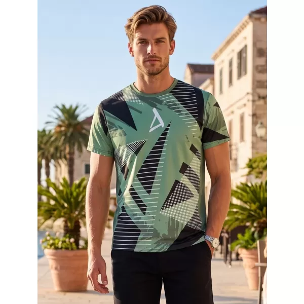  Funktionelles Premium-T-Shirt für Herren ALTISPORT VOJ/ALM044TR01 KHAKI/MILITÄR 