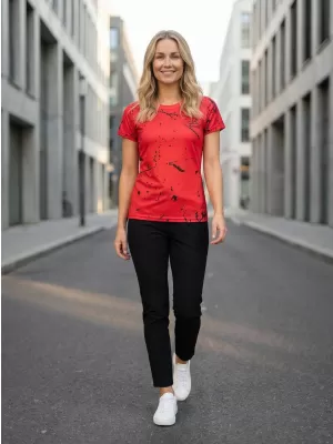 Hochwertiges Funktions-T-Shirt für Damen ALTISPORT VOJ/ALW034TR01 SCHWARZ