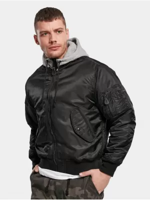 Jacke BRANDIT HOODED MA BD3150 SCHWARZ/GRAU