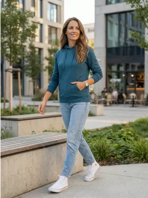 Damen-Sweatshirt ALTISPORT NoPrint NP/ALW579NJ BENZIN