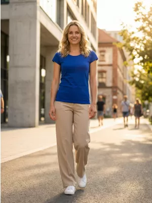 Damen-T-Shirt ALTISPORT NoPrint NP/ALW221 KÖNIGSBLAU