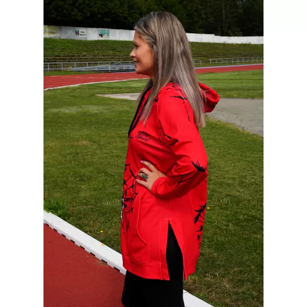  Hochwertiges Funktions-Sweatshirt für Damen ALTISPORT VOJ/ALW035MI03 ROT 