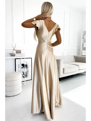 Kleid NUMOCO CRYSTAL 411-7 BEIGE