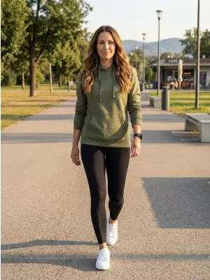 Damen-Sweatshirt ALTISPORT NoPrint NP/ALW579NJ OLIVE