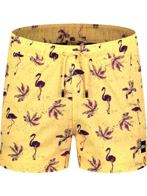 Badeshorts für Herren NORDBLANC RAINFOREST NBSPM8019 BERNSTEIN