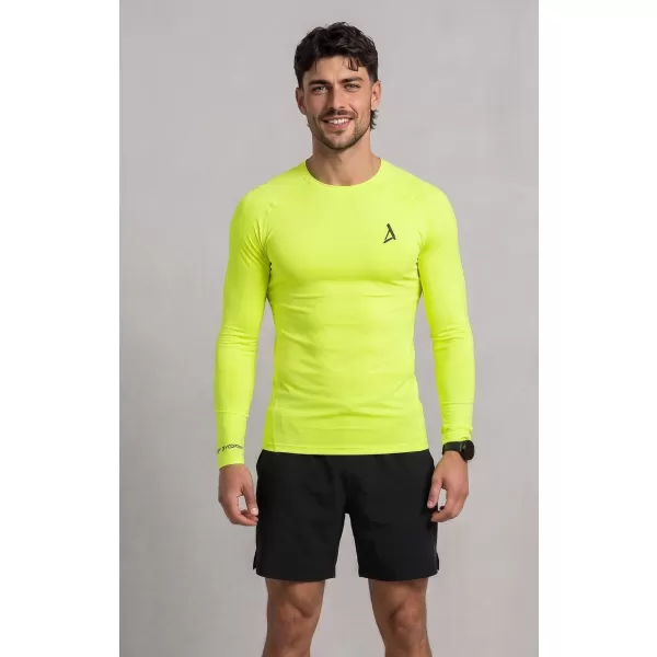  Hochwertiges funktionelles Kompressions-T-Shirt für Herren ALTISPORT VOJ/ALM000TR03 NEON GELB 