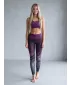 Lange Premium-Funktionsleggings für Damen ALTISPORT VOJ/ALW045LEG01 LILA/SCHWARZ