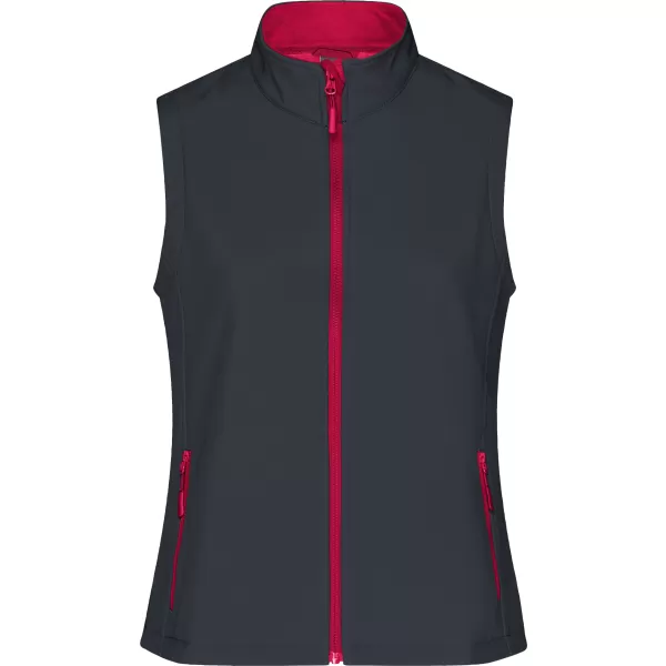  Softshellweste für Damen ALTISPORT NoPrint NP/ALW7211NJ EISENGRAU/ROT 