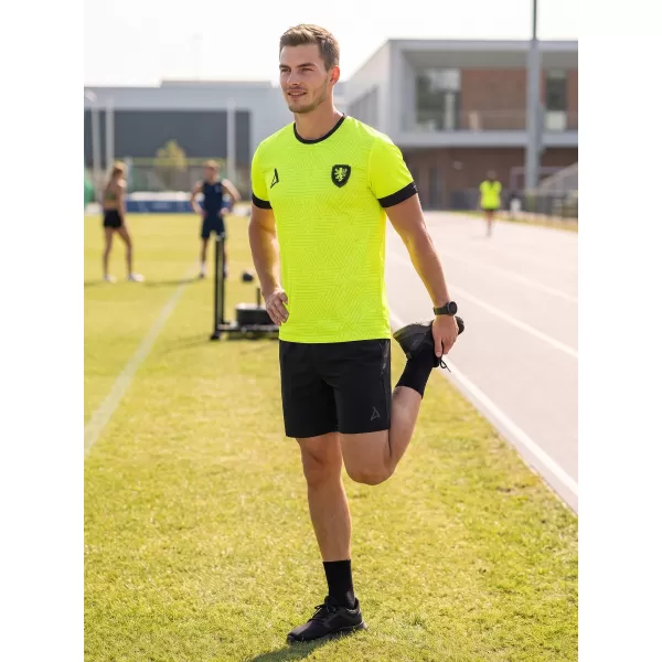  Funktionelles Premium-T-Shirt für Herren ALTISPORT VOJ/ALM040TR01 NEON GELB 