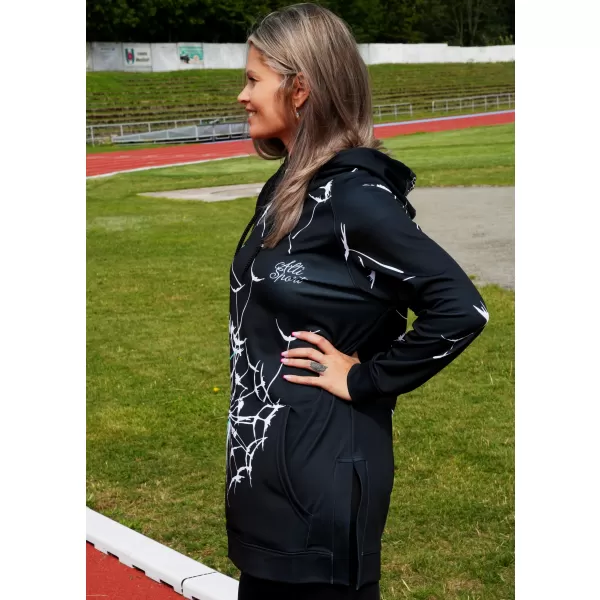  Hochwertiges Funktions-Sweatshirt für Damen ALTISPORT VOJ/ALW035MI03 SCHWARZ/TÜRKIS 