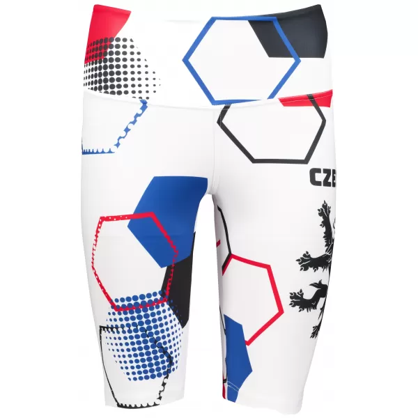  Hochwertige Damen-Funktionsleggings oberhalb des Knies ALTISPORT VOJ/ALW036LEG02 HEXA WEIß 