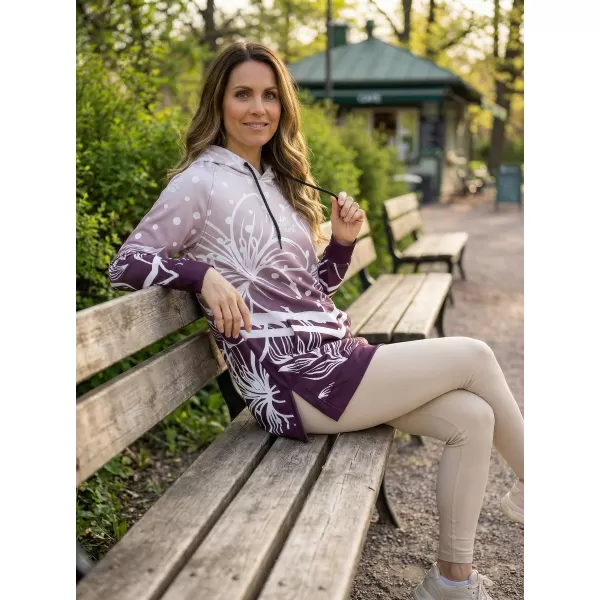  Hochwertiges Funktions-Sweatshirt für Damen ALTISPORT VOJ/ALW045MI03 LILA/WEIß 