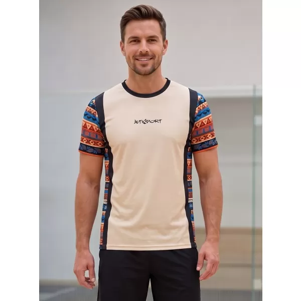  Funktionelles Premium-T-Shirt für Herren ALTISPORT VOJ/ALM043TR01 BEIGE 