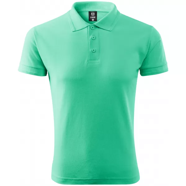  Herren-T-Shirt mit Kragen ALTISPORT NoPrint NP/ALM302 MINZE 
