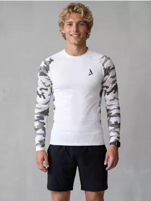 Funktionelle Kompression von Männern t -Shirt Premium ALTISPORT VOJ/ALM038TR03 WEIß