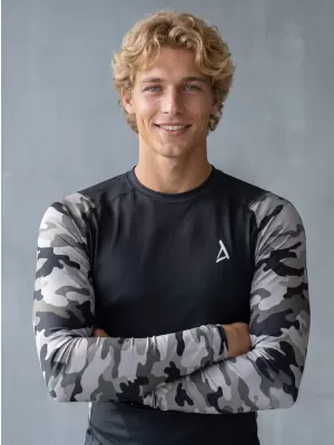 Funktionelle Kompression von Männern t -Shirt Premium ALTISPORT VOJ/ALM038TR03 GRAU