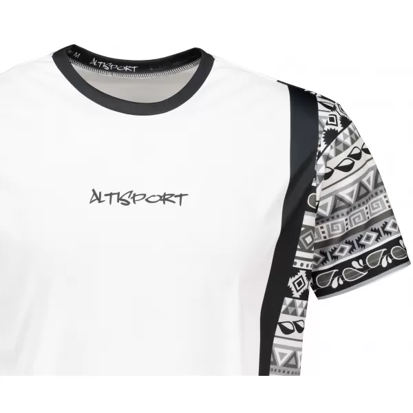 Funktionelles Premium-T-Shirt für Herren ALTISPORT VOJ/ALM043TR01 WEIß 