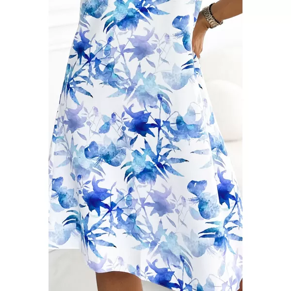  Kleid NUMOCO VICTORIA 296-11 WEIß/BLAU 