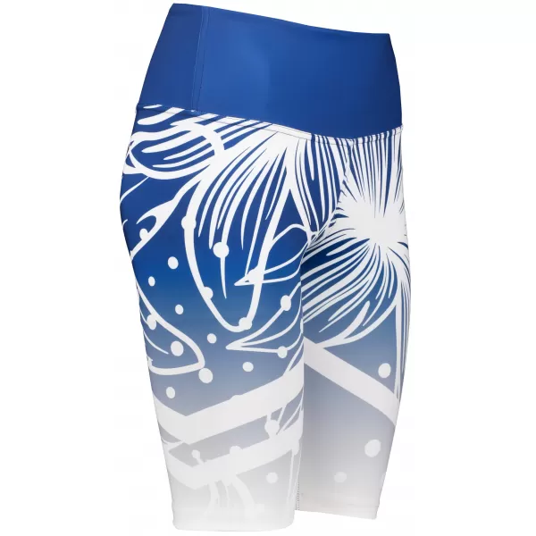  Hochwertige Damen-Funktionsleggings oberhalb des Knies ALTISPORT VOJ/ALW045LEG02 MARINEBLAU/WEIß 