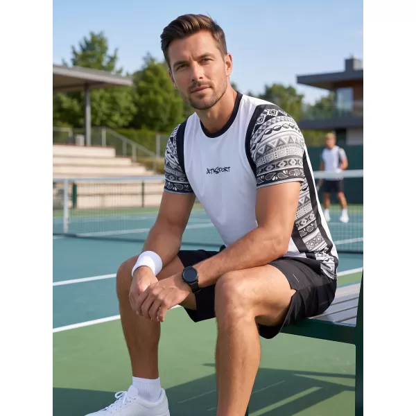  Funktionelles Premium-T-Shirt für Herren ALTISPORT VOJ/ALM043TR01 WEIß 