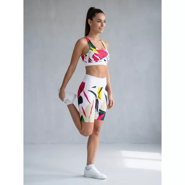  Hochwertige Damen-Funktionsleggings oberhalb des Knies ALTISPORT VOJ/ALW042LEG02 WEIß 