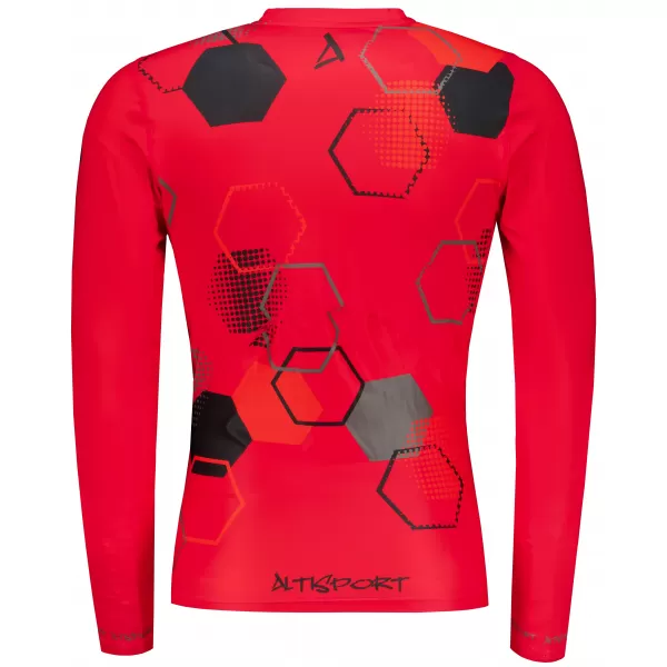  Hochwertiges funktionelles Kompressions-T-Shirt für Herren ALTISPORT VOJ/ALM037TR03 ROT 