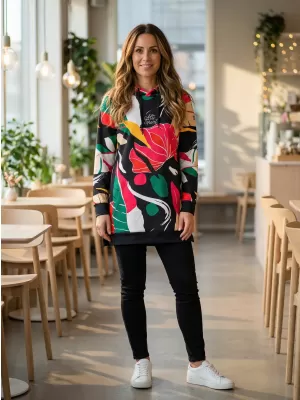 Hochwertiges Funktions-Sweatshirt für Damen ALTISPORT VOJ/ALW042MI03 SCHWARZ