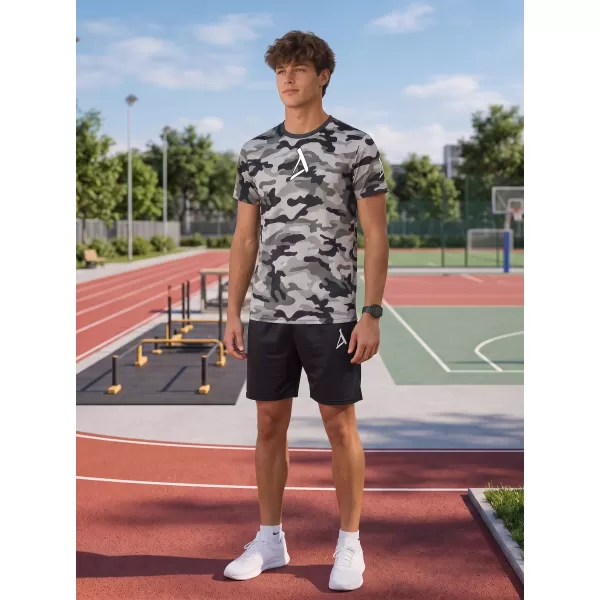  Funktionelles Premium-T-Shirt für Herren ALTISPORT VOJ/ALM038TR01 GRAU 