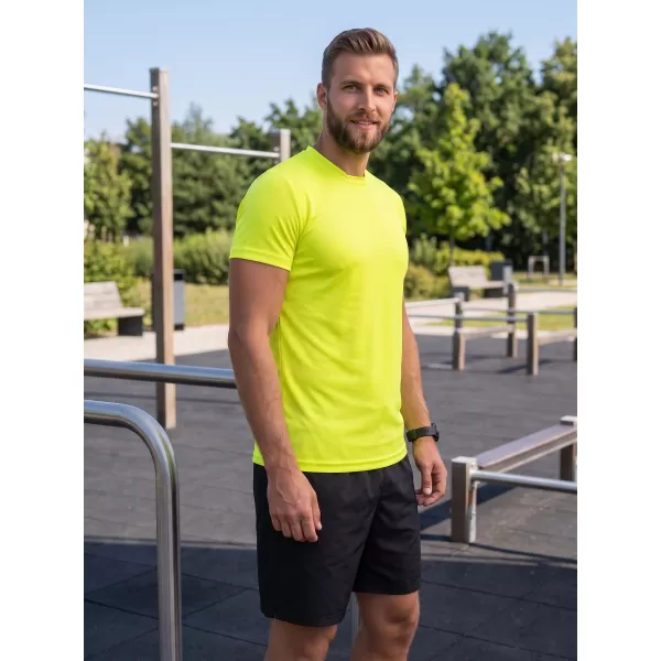  Funktions-T-Shirt für Herren ALTISPORT NoPrint NP/ALM421 NEON GELB 