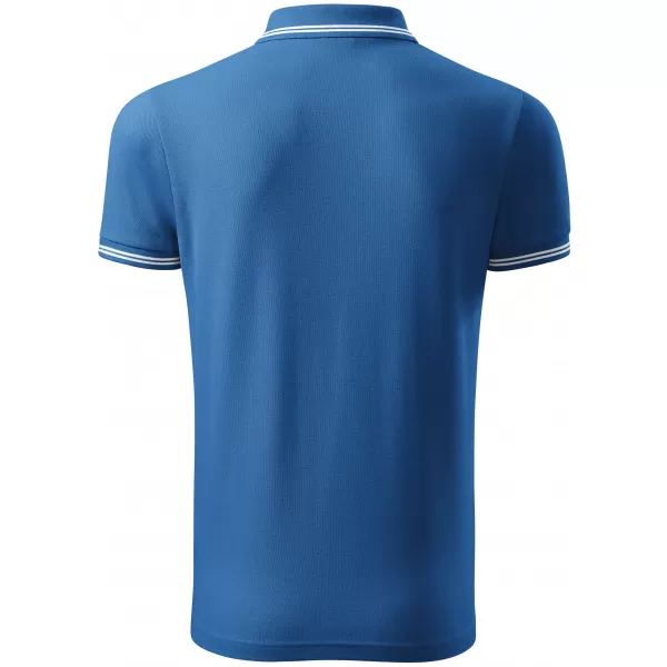  Herren-T-Shirt mit Kragen ALTISPORT NoPrint NP/ALM912 AZURBLAU 