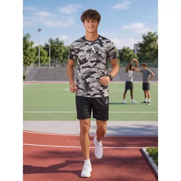  Funktionelles Premium-T-Shirt für Herren ALTISPORT VOJ/ALM038TR01 GRAU 