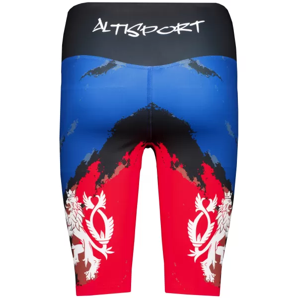  Hochwertige Damen-Funktionsleggings oberhalb des Knies ALTISPORT VOJ/ALW036LEG02 STREIFEN 