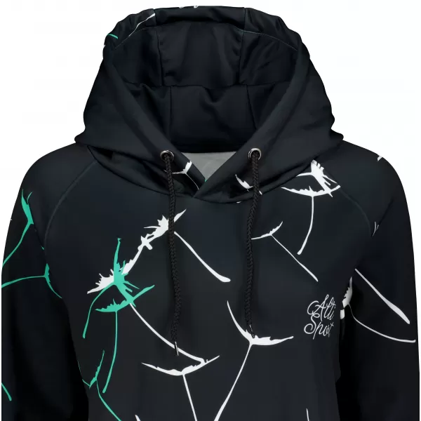 Hochwertiges Funktions-Sweatshirt für Damen ALTISPORT VOJ/ALW035MI03 SCHWARZ/TÜRKIS 