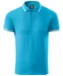 Herren-T-Shirt mit Kragen ALTISPORT NoPrint NP/ALM912 TÜRKIS