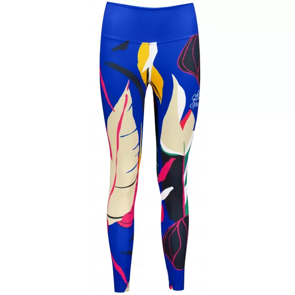  Lange Premium-Funktionsleggings für Damen ALTISPORT VOJ/ALW042LEG01 BLAU 