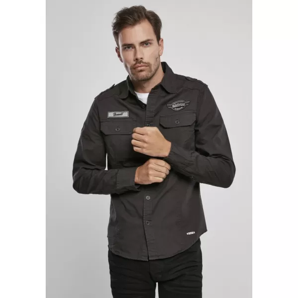  Hemd BRANDIT LUIS VINTAGE BD4023 SCHWARZ 
