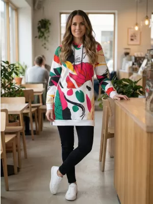 Hochwertiges Funktions-Sweatshirt für Damen ALTISPORT VOJ/ALW042MI03 WEIß
