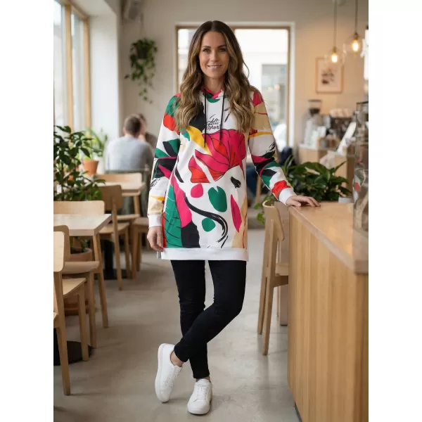  Hochwertiges Funktions-Sweatshirt für Damen ALTISPORT VOJ/ALW042MI03 WEIß 