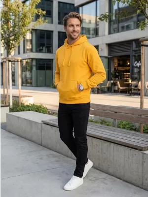 Herren-Sweatshirt ALTISPORT NoPrint NP/ALM679NJ GOLD-GELB