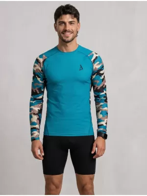 Funktionelle Kompression von Männern t -Shirt Premium ALTISPORT VOJ/ALM038TR03 KEROSIN/BROWN
