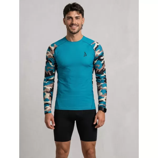  Funktionelle Kompression von Männern t -Shirt Premium ALTISPORT VOJ/ALM038TR03 KEROSIN/BROWN 