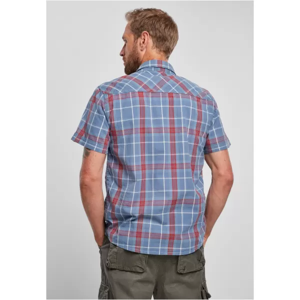 Hemd BRANDIT ROADSTAR BD4012 ROT/BLAU 