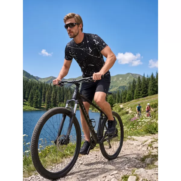  Funktionelles Premium-T-Shirt für Herren ALTISPORT VOJ/ALM034TR01 SCHWARZ 