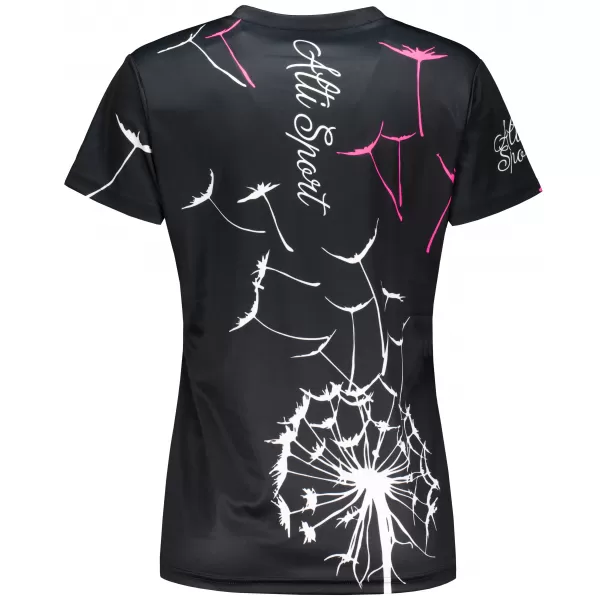  Hochwertiges Funktions-T-Shirt für Damen ALTISPORT VOJ/ALW035TR01 SCHWARZ/TÜRKIS 