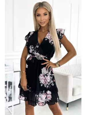 Kleid NUMOCO PATRIZIA 468-2 SCHWARZ