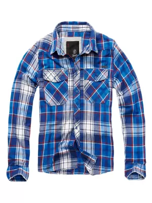 Hemd BRANDIT CHECKED BD4002 MARINE