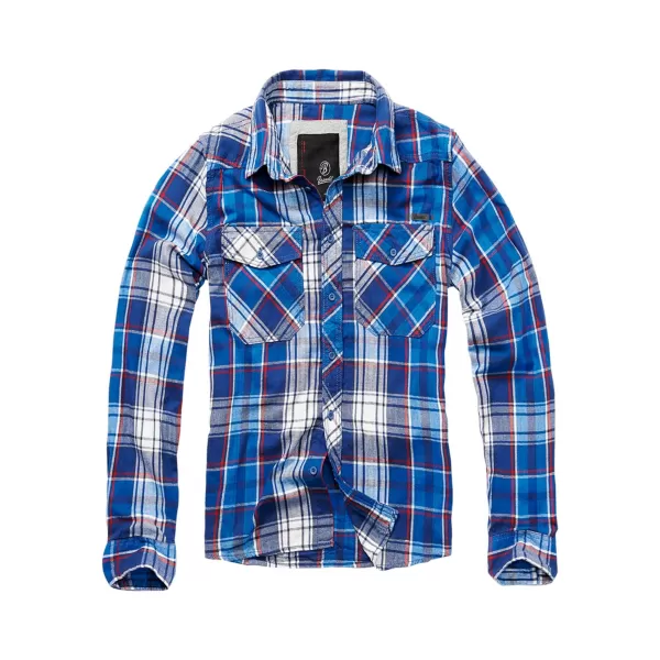  Hemd BRANDIT CHECKED BD4002 MARINE 