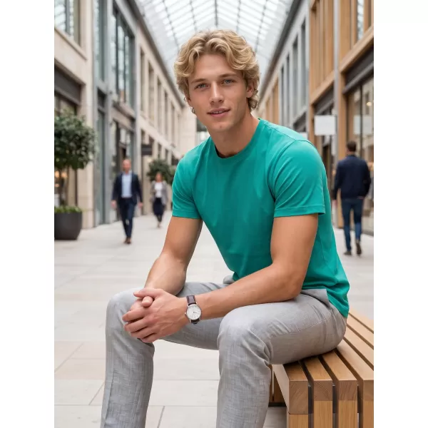  Herren-T-Shirt ALTISPORT NoPrint NP/ALM921 SMARAGD 