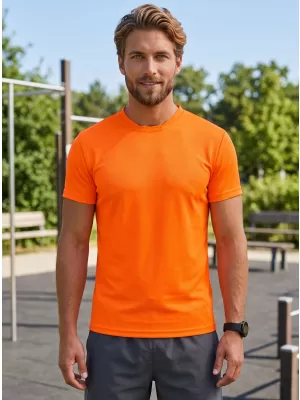 Funktions-T-Shirt für Herren ALTISPORT NoPrint NP/ALM421 NEON ORANGE