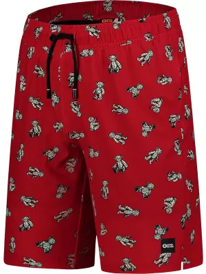 Badeshorts für Herren NORDBLANC ATLANTIC NBSPM8020 ROT